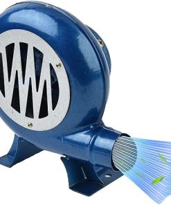 Manual Iron Gear BBQ Blower, Hand Crank Blacksmith Forge Blower, Iron Gear Popcorn Fan Manual Fan, Blower Grill Fire Starter Flame Exciter Tool, Outdoor Cooking Manual Leaf Blower Accessories(200W)