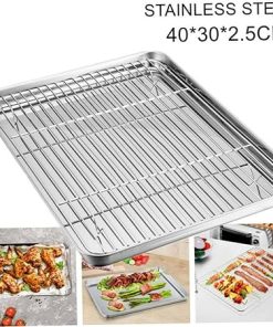 Grilling Accessories BBQ Grill Non-Stick Plate Set Outdoor Roasting Tool Portable BBQ Tool Kit 2