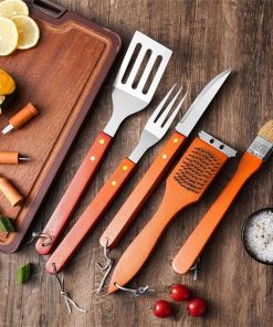 Outdoor 18 Piece Set of Barbecue Utensils and Tools Complete Set of Barbecue Tools 2