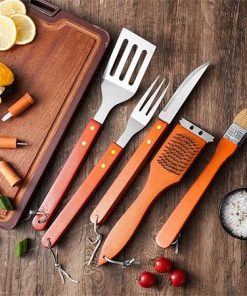 JSEIAJB Outdoor 18 Piece Set of Barbecue Utensils and Tools Complete Set of Barbecue Tools 2