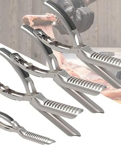 Rib Prep Pro – Rib Prep Tool for BBQ Lovers, BBQ Rib Skinner with Stainless Steel Tip, Rib Prep Tool Membrane Remover for Pork Ribs, Easy Grilling Accessory (Silver（3PCS）)