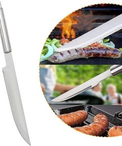 10 Piece Home Grill Tool Set Stainless Steel Barbecue Grill Accessories Utensils Kit in Portable Case 2