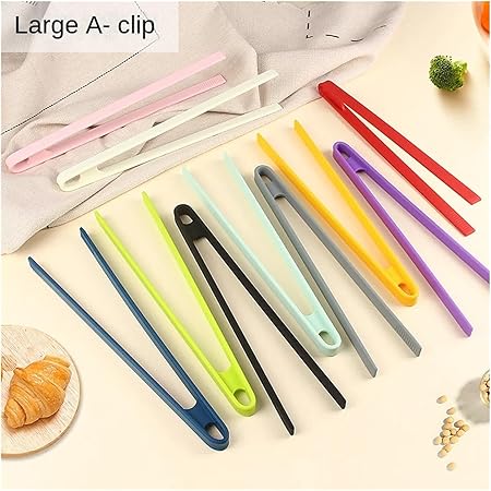 BBQ Tongs, BBQ Food Toast Tongs Trivet Tongs for Kitchen Tongs Non-Slip Cooking Clip Clamp BBQ Salad Tools Grill Kitchen Accessories(Navy Blue) 2 BBQ Tongs, BBQ Food Toast Tongs Trivet Tongs for Kitchen Tongs Non-Slip Cooking Clip Clamp BBQ Salad Tools Grill Kitchen Accessories(Navy Blue) - Image 2