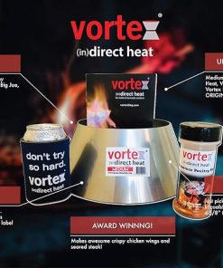 Genuine Medium BBQ Vortex Gift Pack for wsm Kettle 22 26.75 Big Green Egg kamado – 3 PC 2