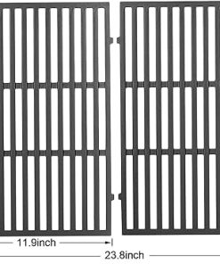 7638 Cooking Grate Replacement Parts for Weber Spirit 300/700 Series, E-310 E-330,Silver/Gold Platinum B & C Genesis 1000-3500 Gas Grill, 17.5″ Cast Iron Grill Grate for Weber 900, 7639 7527 65906 2