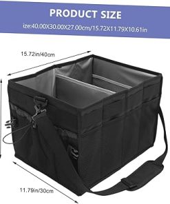 Garneck Grill Utensils Storage Box Bbq Accessory Organizer Car Case Bbq Tool Carrier Bag 2