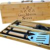 Great Scrape® Personalized BBQ Gift Set - Custom Engraved Grill Tools Set The Perfect Unique Gift for Any Grilling Enthusiast and Any Occasion: Fathers Day, Birthdays, Weddings, or Christmas.