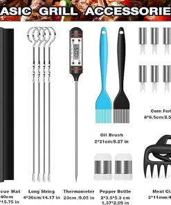 Stainless Steel BBQ Tool Set Oxford Bag BBQ Accessories BBQ Grill Outdoor Camping Cooking Tool Set 2