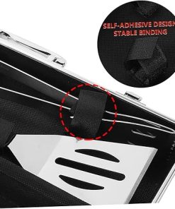 Stainless Steel Tools Set 7pc Grill Utensils Kit Outdoor Grill Tools Compact Storage Case Ergonomic Handle Accessories 2