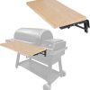 34x12 Wood Folding Grill Shelf Accessory - Compatible with Traeger Grill Ironwood, Ironwood XL, Timberline, & Timberline XL Models with PAL Pop and Lock Accessories Mount