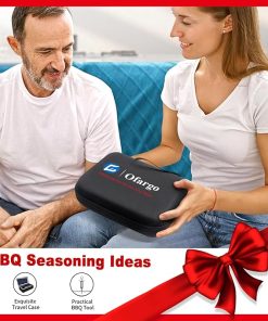 304-Stainless Steel Meat Injector Syringe with 4 Marinade Needles and Travel Case for BBQ Grill Smoker, gifts for men dad husband in Thanksgiving Christmas day 2