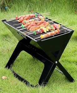 BBQ Grill Outdoor Portable Barbecue Grill Foldable BBQ Grill Outdoor Charcoal BBQ Grill Camping Picnic Barbecue Accessories BBQ Tools 2