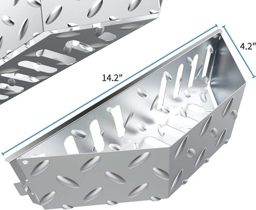 Stainless Steel Charcoal Briquette Basket for Kettle Grill, Char-Basket Coal Fuel Holder, Kettle Charcoal Grill Accessory for Weber 22" Kettle Charcoal Grills - Image 2