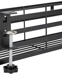 sturdy Iron Griddle Caddy, Portable Outdoor Barbecue Grill Organizer, Magnetic Tool Holder with Knife and Paper Towel Rack, Space Saving Design for 28 36in Pans 2