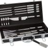 Cuisinart CGS-2010 Premium Grilling Set (10-Piece) & CPK-200 Grilling Prep and Serve Trays, Black and Red Large 17 x 10. 5 4