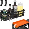 Griddle Caddy For Blackstone with 36" Silicone Griddle Cover Mat For Blackstone Bundling