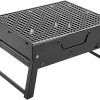 BBQ Grill Outdoor Outdoor Indoor Barbecue Charcoal Grill Foldable BBQ Grills Patio Barbecue Charcoal Grill Stove Stainless Steel Outdoor Camping Picnic Barbecue BBQ Accessories Tools 3