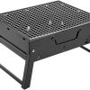 BBQ Grill Outdoor Charcoal grills Foldable BBQ Grills Patio Barbecue Charcoal Grill Stove Stainless Steel Outdoor Camping Picnic Barbecue BBQ Accessories Tools 3