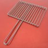 1Pc Stainless Steel Bbq Grilling Basket Durable Barbecue Mesh Tool for Outdoor Cooking for Steaks Corn and Ribs for Camping and Grilling Activities 3