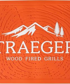 Traeger Grills BAC636 Grill Mat Grill Accessory, Orange