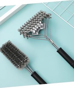 BESPORTBLE 2sets Grill Cleaner Kit BBQ Brush Grill Brush for Barbecue Metal Outdoor Cleaning Tool 2pcs*2 2