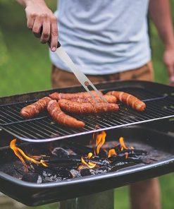 Grill 6-Piece Stainless Steel BBQ Tools All-in-one Grill Accessory Set for Outdoor Camping and Events 2