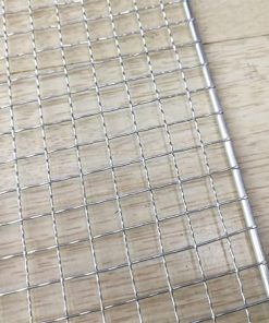 Stainless Steel BBQ Grate Mesh Net – Durable Grill Mat Liner for Perfect BBQ Cooking(40x25cm) 2