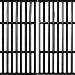 Grill Replacement Parts for Broil King 9865-54 Grill Grates Signet 20 70 90 Broil Mate 1161-54 1551-54 1551-64 1553-64 1651-54 Huntington 6962-64C Grill Parts Cast Iron Cooking Grates Grid 2 Pcs