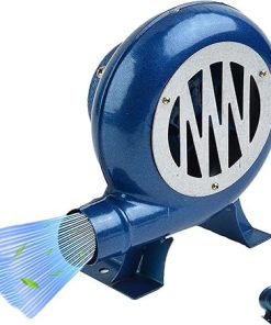 Iron Gear Popcorn Fan Manual Fan, Manual Iron Gear BBQ Blower, Hand Crank Blacksmith Forge Blower, Blower Grill Fire Starter Flame Exciter Tool, Outdoor Cooking Manual Air Blower Accessories(250W)