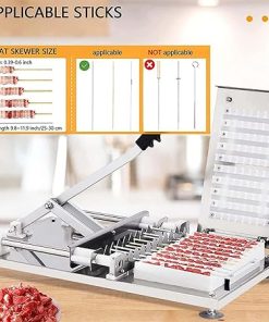 Barbecue Skewers Maker, Tool Kebab Making Box,With 100 Sticks – Perfectly Grilled Skewers – Easy Kebab Making – Kitchen Bbq Tool Kit 2