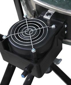 DC12V BBQ Fire Starter Air Blower Cooking Blower Big Green Egg Grill Fan for Big Green Egg Kamado Joe Classic,Shorten The Time of Ignite The Charcoal (Upgrade Version)