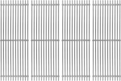 BlazeC2 (4-Pack) SUS304 Cooking Grates for Blaze Traditional 3 4 5 Burner Grills for Blaze Gril BLZ32034 BLZ-32-034 32-034 CG115SS BLZ-3LTE BLZ-5 BLZ-4LTE BLZ-3 BLZ-4