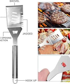 KANDUO BBQ Tool Set, Aluminum Box Stainless Steel Grill Set, Portable Case，18-Piece – Perfect Grill Gifts for Men 2