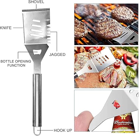 KANDUO BBQ Tool Set, Aluminum Box Stainless Steel Grill Set, Portable Case,18-Piece – Perfect Grill Gifts for Men 2 KANDUO BBQ Tool Set, Aluminum Box Stainless Steel Grill Set, Portable Case,18-Piece - Perfect Grill Gifts for Men - Image 2