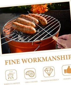 Camping BBQ Tools Grill Tin Foil 15-Piece BBQ Tool Kit for Easy Storage 2
