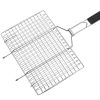 Barbecue Grilling Basket,Grilled Fish Clip Net Clip Kebab Kebab Grilled Fish Grilled Meat Barbecue Tool Clip Grilled Vegetable Clip 3