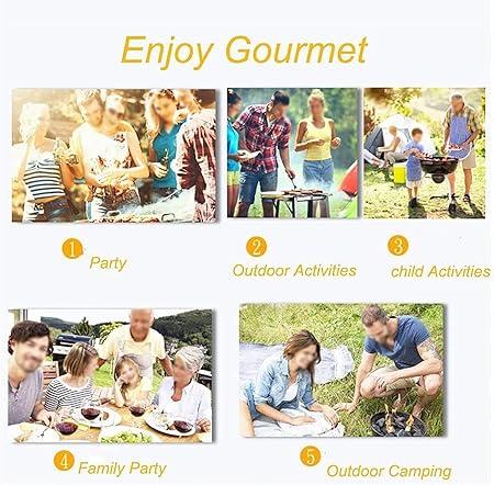 Grilling Accessories Kit BBQ Grill Tools Set, 16PCS Stainless Steel Grill Tools Set with Carry Bag, Barbecue Tools, Utensils for Outdoor Camping 2 Grilling Accessories Kit BBQ Grill Tools Set, 16PCS Stainless Steel Grill Tools Set with Carry Bag, Barbecue Tools, Utensils for Outdoor Camping - Image 2