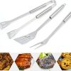 MaGiLL 19 Pcs Flat Top Grill Accessories, Griddle Accessories Kit with Griddle Spatula, Scraper and Egg Rings, Stainless Steel Griddle Tools Set for Outdoor BBQ and Camping 4