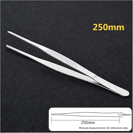 Bbq tongs, BBQ Barbecue Tongs Stainless Steel Multifunction Meat Food Clip Straight Tweezers Buffet Kitchen Gadgets Tools for Outdoor BBQ Use Accessories(25CM) 2 Bbq tongs, BBQ Barbecue Tongs Stainless Steel Multifunction Meat Food Clip Straight Tweezers Buffet Kitchen Gadgets Tools for Outdoor BBQ Use Accessories(25CM) - Image 2