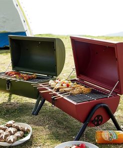BBQ Grill Outdoor Gas grill BBQ Portable Outdoor Barbecue Home Kitchen BBQ Accessories Barbecue Grill Outdoor Travel Barbecue Tools Outdoor Barbecue 2