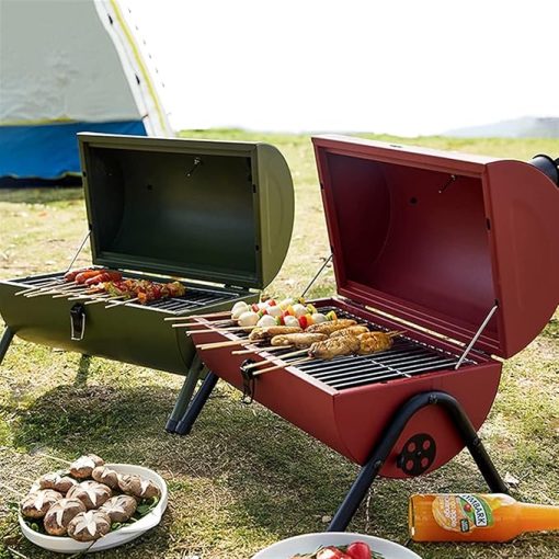 BBQ Grill Outdoor Gas grill BBQ Portable Outdoor Barbecue Home Kitchen BBQ Accessories Barbecue Grill Outdoor Travel Barbecue Tools Outdoor Barbecue - Image 2