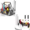 ESPIDOO Outdoor Kitchen Cart with Wheels: Heavy-Duty Stainless Steel BBQ Prep Table with Storage, 2 Doors & Hooks for Grilling Accessories – Portable Grill Cart for Patio, Backyard & Camping Chefs 3