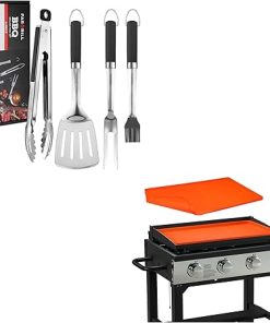 Grill Accessories, Silicone Griddle Cover Mat, BBQ Set
