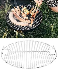 Nonstick Stainless Steel BBQ Grill Mesh – Round Cooking Grid for Home, Outdoor, Camping & Hiking 2