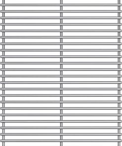 BBQ Grill Grates Replacement for Cuisinart Gas Grill CGG-200, CGG-220, CGG-240, Stainless Steel Cooking Grate Grids Gas Grill Parts Accessories 18 Inch for All Foods Portable Gas Grillls