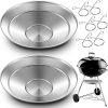 7582 Griddle Replacement Parts for Weber Q1200 Q1000 Q1400 Q120 Q140 Q100 Cast Iron Full Size Griddle Reversible Flat Top Grill Griddle Insert Plate 6558 Weber Q 100/1000 Series 51010001 Grill Parts 4