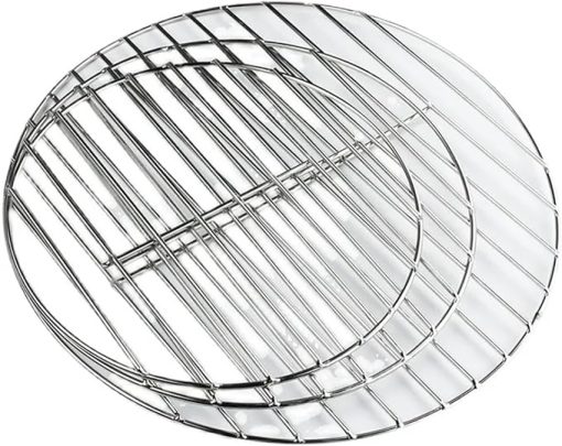 BBQ Grill Mesh 1 pcs Stainless Steel Round BBQ Grill Mesh Home Roast Nets Bacon Grill Tool Iron Nets Barbecue Accessories(32cm) - Image 2