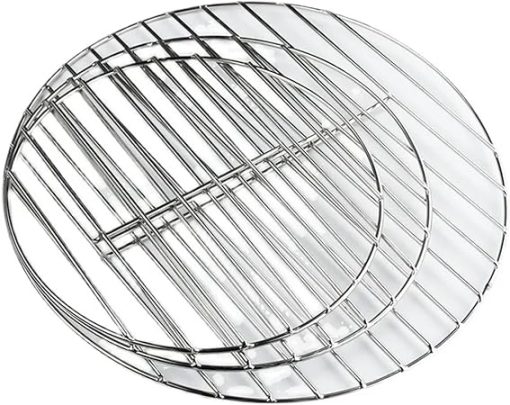 BBQ Grill Mesh Stainless Steel round BBQ Grill Mesh Home Roast Nets Bacon Grill Tool Iron Nets barbecue accessories non-stick BBQ Mat Grid(29.8cm) - Image 2