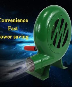 JKGHK Hand Crank Blacksmith Forging Blower, Household Small Iron Gear Portable Outdoor Cooking BBQ Fan Air Blower, for Outdoor Barbecue Fire Bellow, Camping and Picnic 2