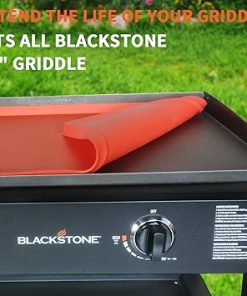 BSARTE 36 Inch Silicone Griddle Mat Cover for Blackstone 36 Inch Griddle – Heavy Duty Food Grade Thicker Silicone Matt Griddle Accessories- Outdoor Grill Cooking Surface Protective Cover, Orange 2
